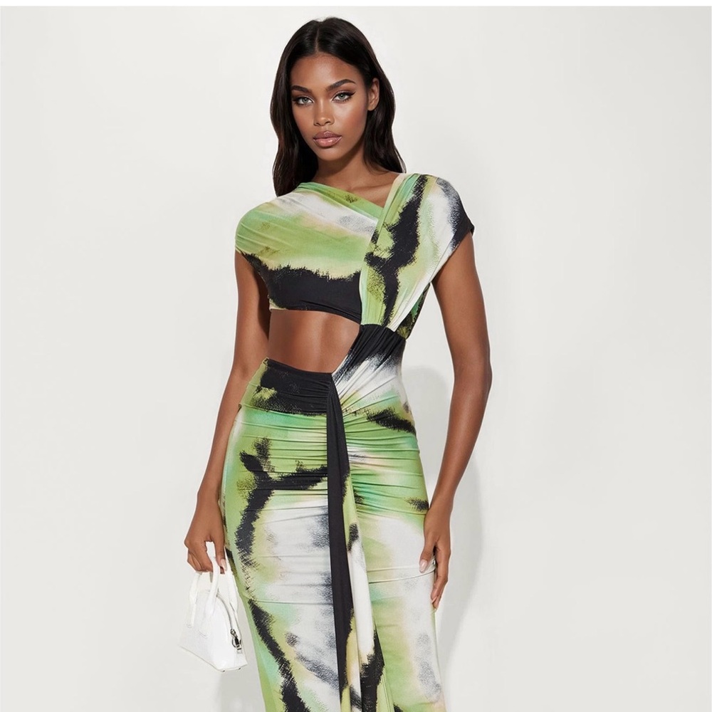Zara Multicolor Tie-Dye Dress
